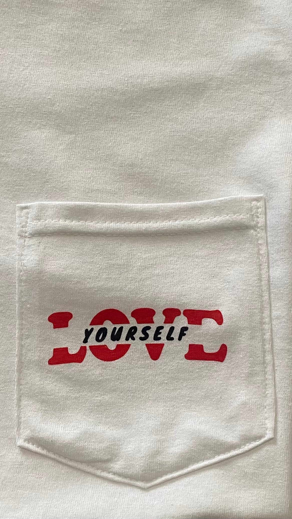 Love Yourself White Tee