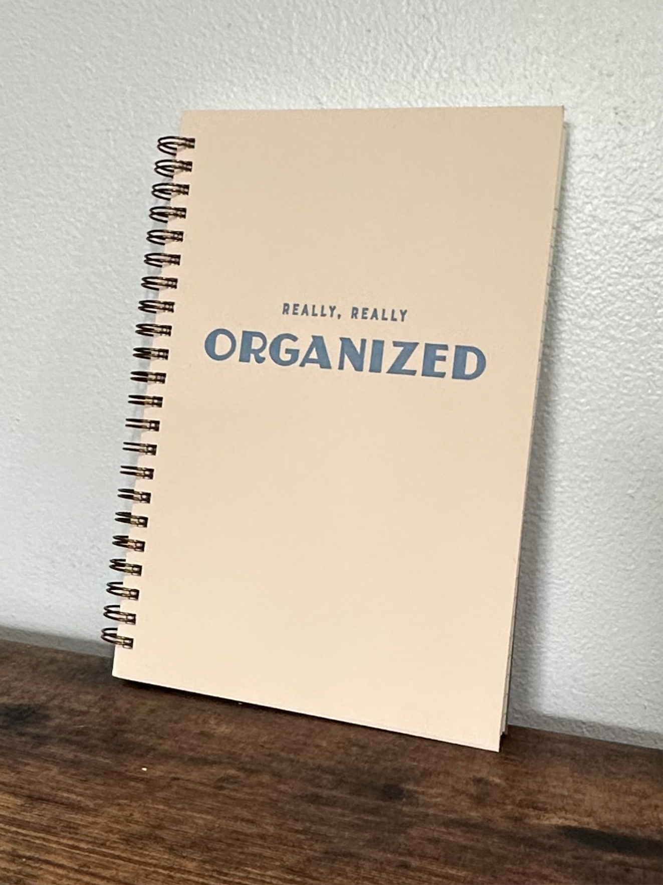 Really Really Organized Undated Weekly Planner Journal: French Vanilla Cover