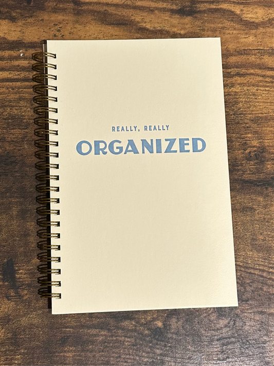 Really Really Organized Undated Weekly Planner Journal: French Vanilla Cover