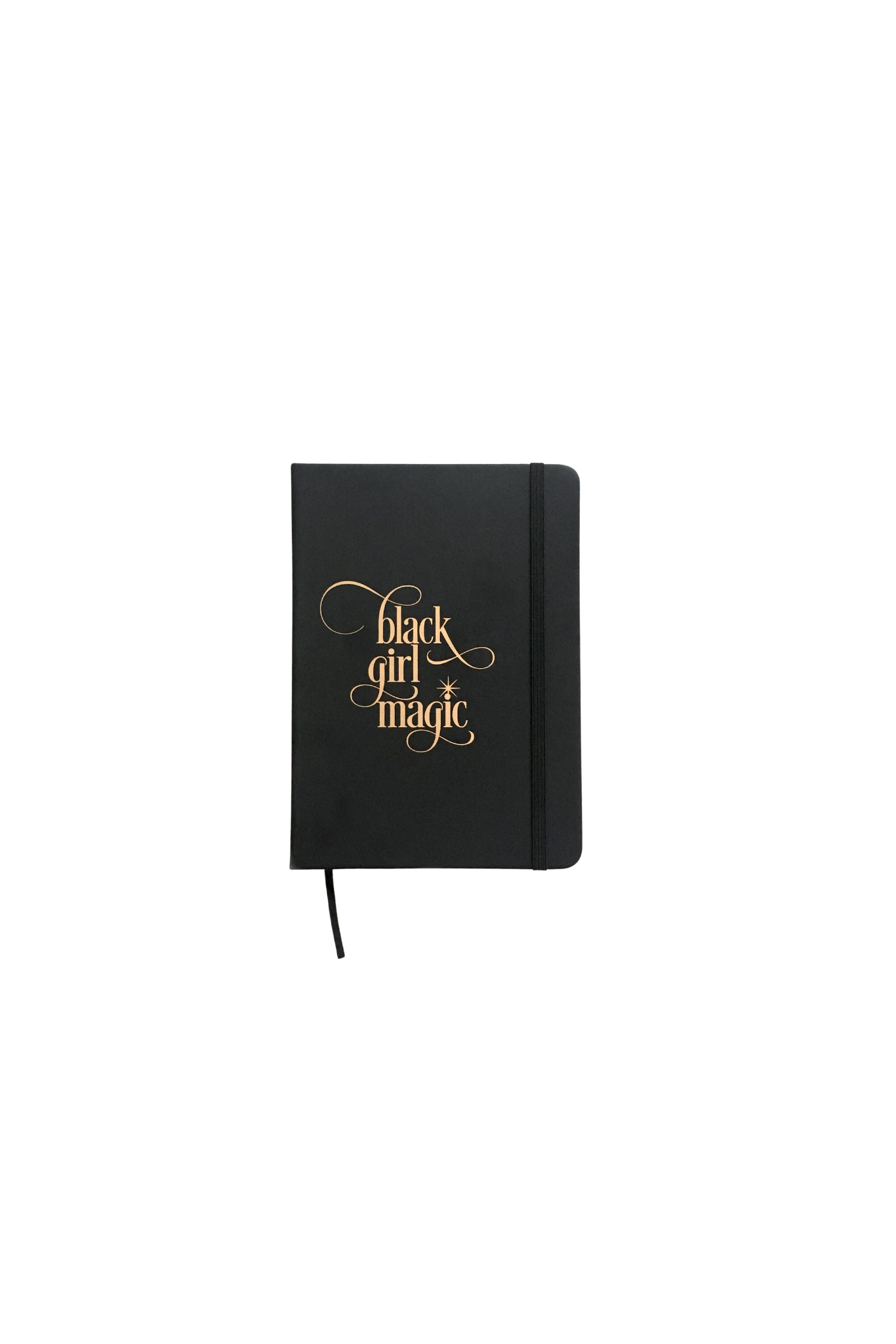 Black Girl Magic Notebook - Lined 5x8 Journal with Leather Cover for ...