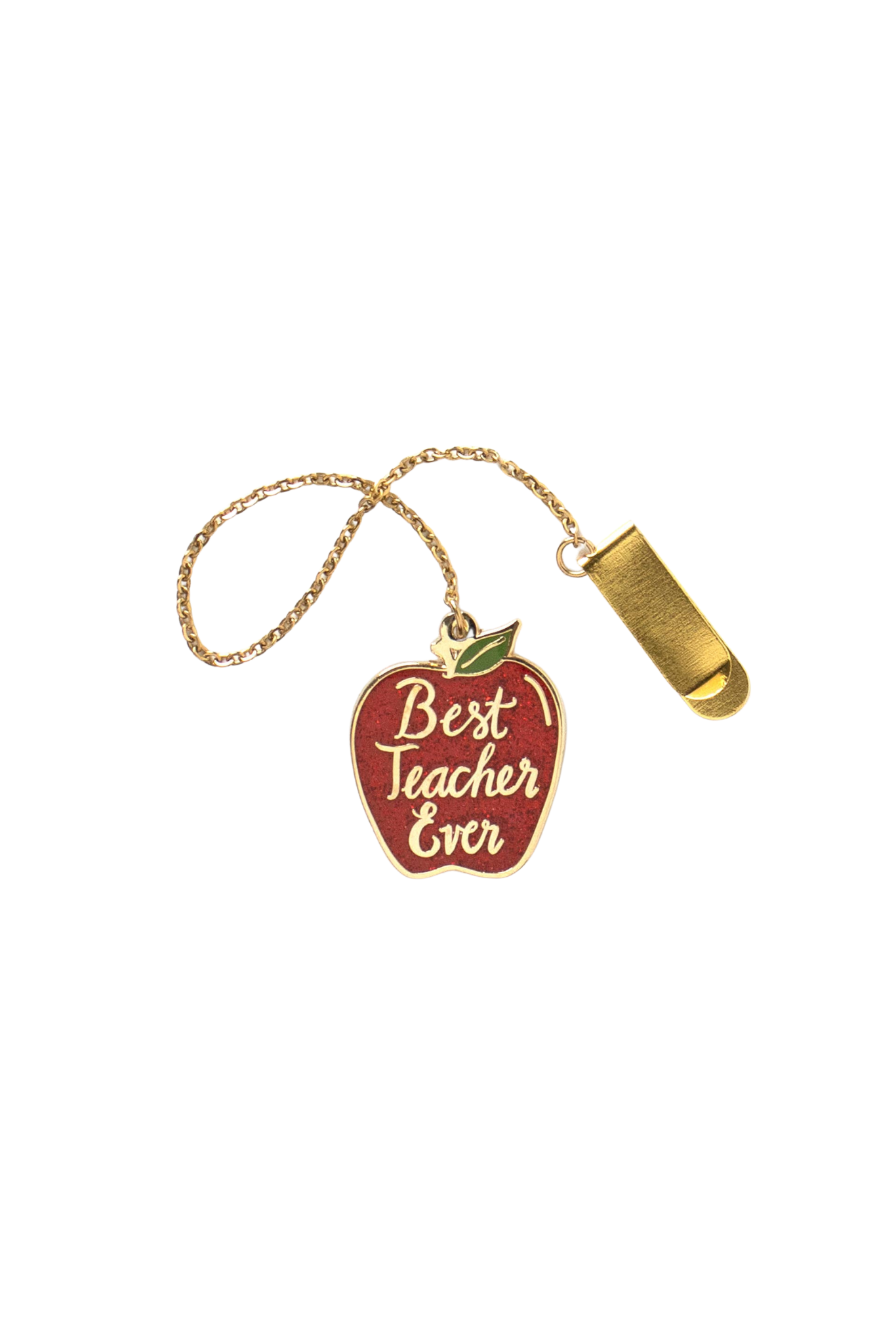 Best Teacher Ever Enamel Bookmark