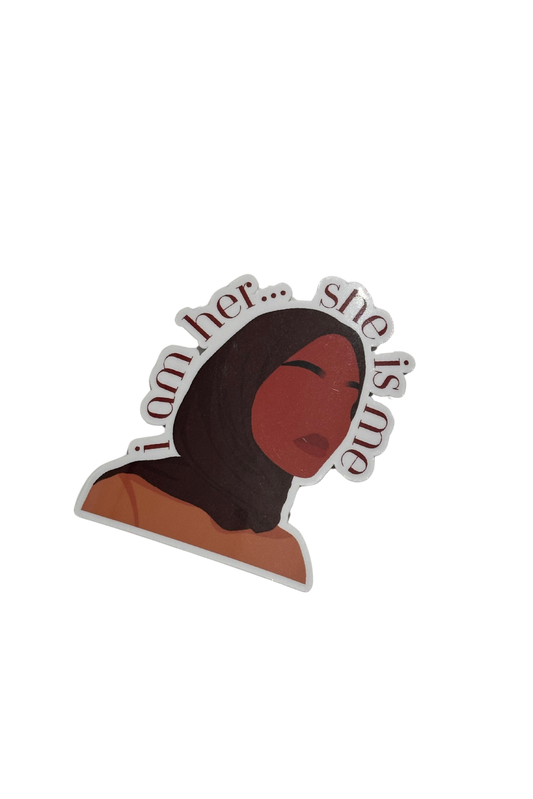 I am Her...She is Me Sticker
