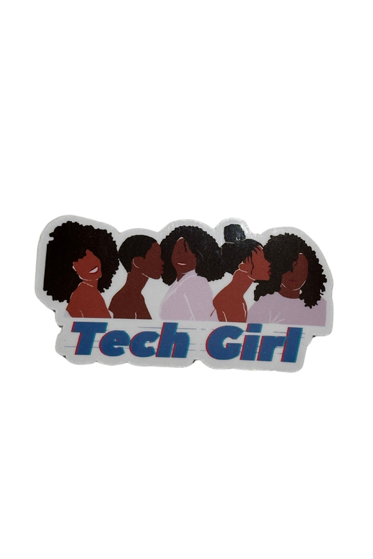 Tech Girl Sticker