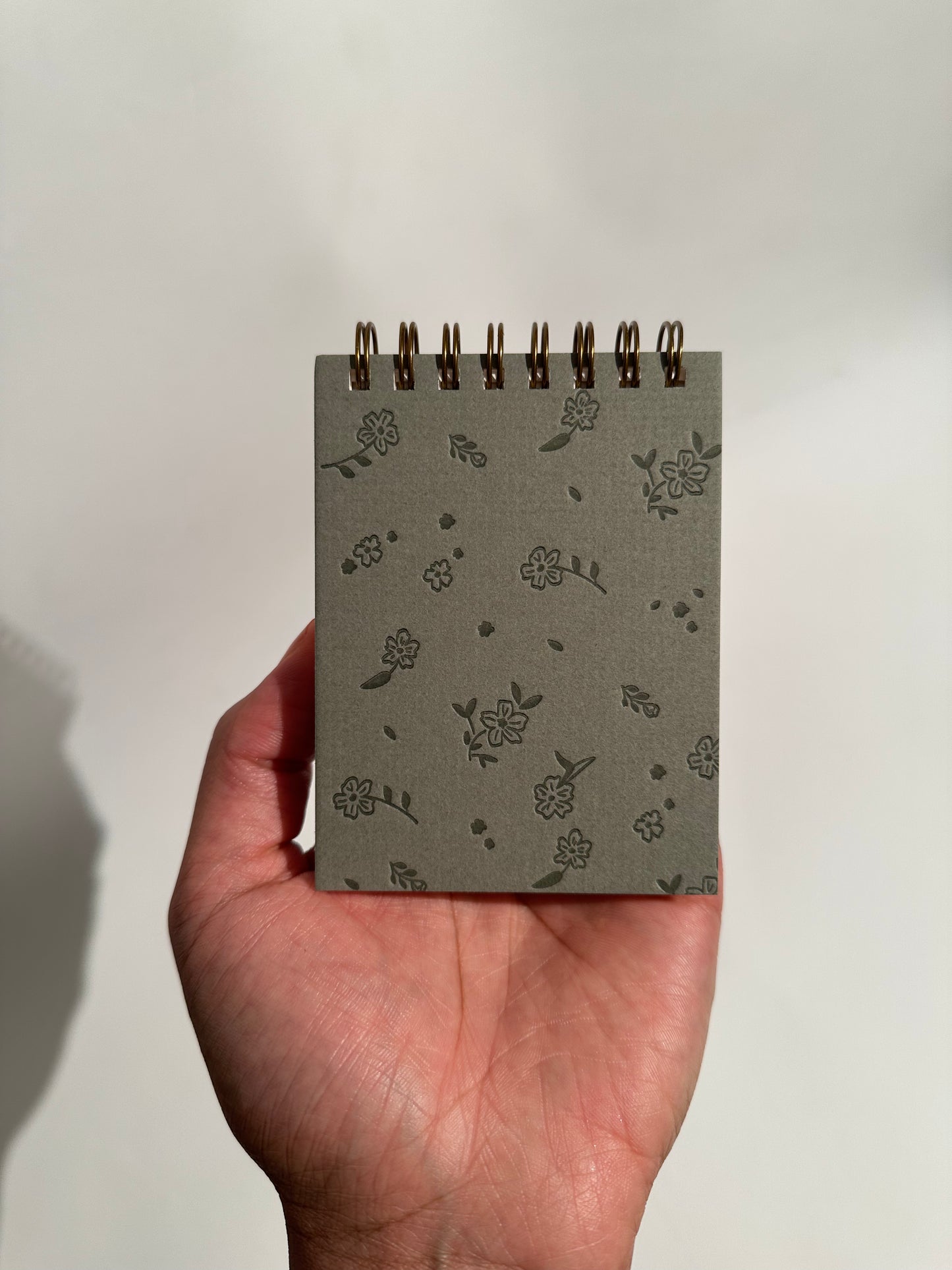 Scattered Flowers Mini Jotter Notebook