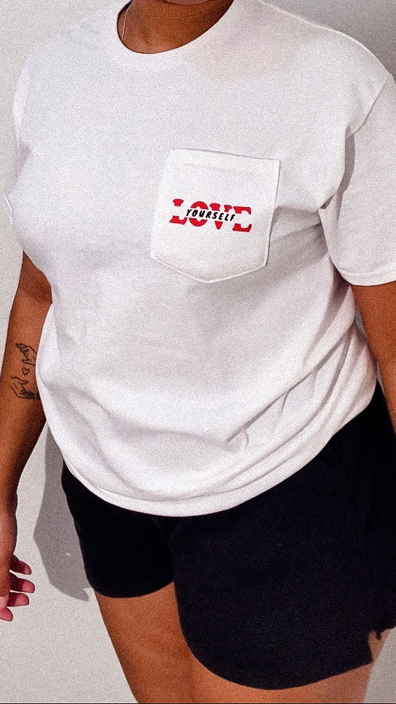 Love Yourself White Tee